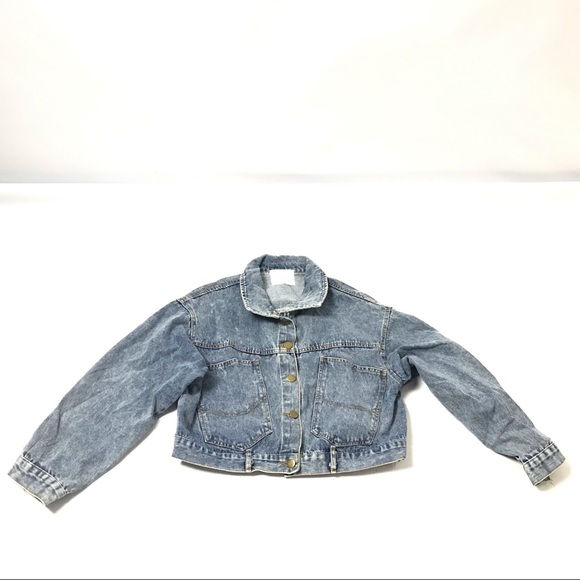 [By:NK ] Womens Denim Jean Cropped Top Jacket M - Picture 1 of 6
